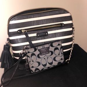 Striped Purse, Coach change holder